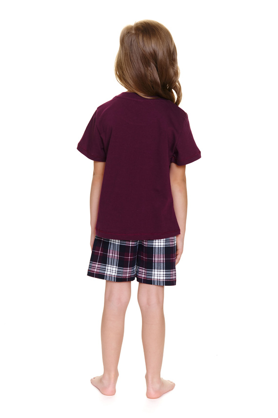 7202 Унисекс детска пижама Doctor Nap "Chill" - бордо