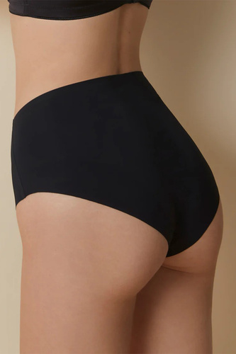 503 Дамски слипове Maxi Braga Selene, черни - с висока талия, безшевни, оформящи