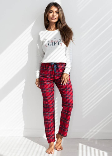 Марибел Interlock дамска пижама Sensis - кремава