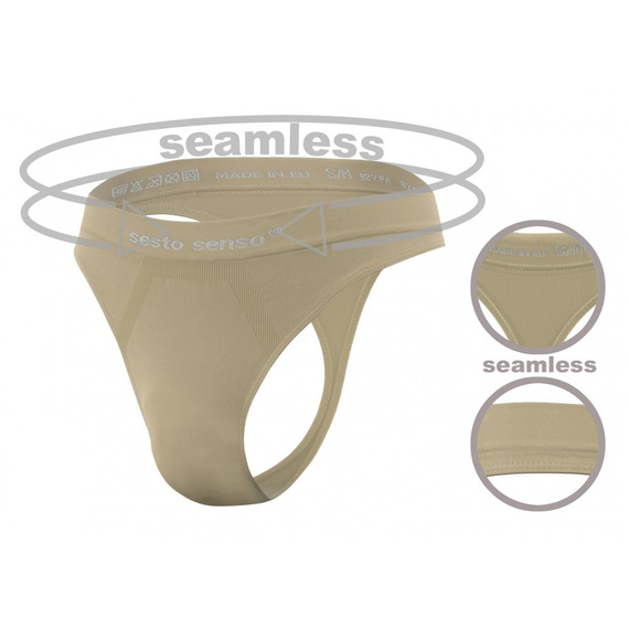 CL13 Мъжки безшевни прашки Sesto Senso бежови