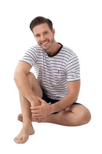 808 Мъжка пижама Luna - тъмносиня