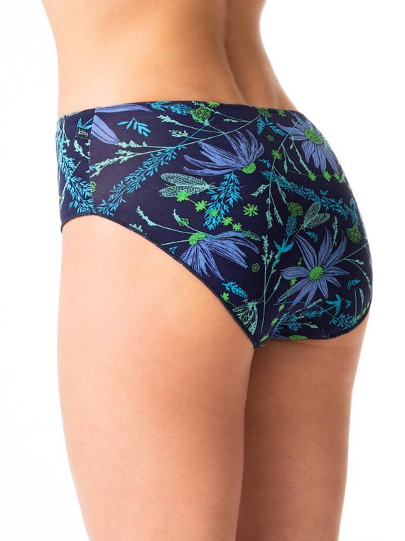 LPC 538 A'2 Дамски слипове 2 пакета Key морско синьо-синьо