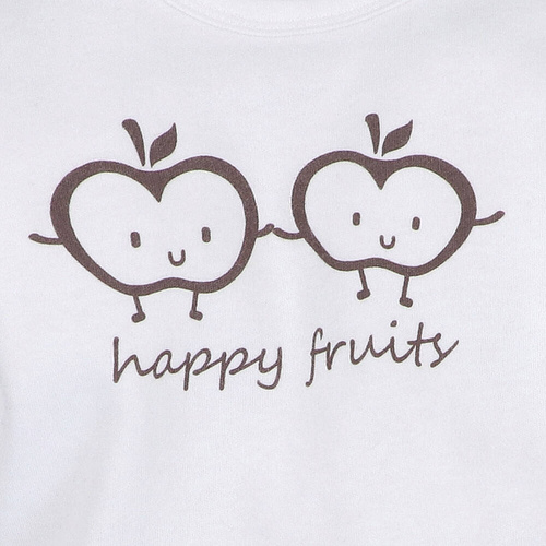 ABN-5295/ECR Боди от органичен памук в цвят екрю Happy Apples Nini