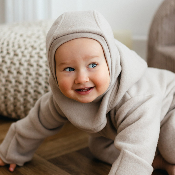 Детска балаклава Merino Merino Eevi - полар и мериносова вълна, топла и дишаща