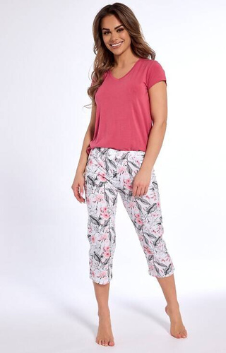 668/313 Isabel Дамска пижама модал Cornette розова