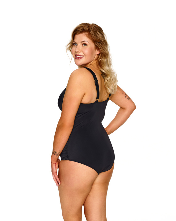 Цял бански Lupoline Zenith черен soft без банели оформящ