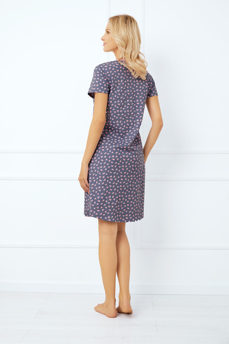 Нощница и рокля за кърмачки Tiana, къс ръкав Италианска мода - принт