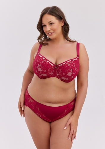 Gaia Mary BSM 1372 Бордо сутиен Semi Soft Maxi с банели