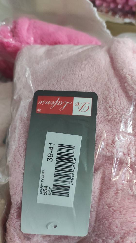 553/554 Wellsoft Гладки чорапи за сън De Lafense - розови