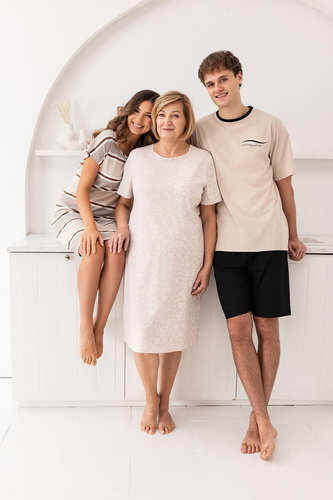 Дамска Нощница 170 Regina – Лятна, От Вискоза, Къс Ръкав, До Коляното и Изключително Удобна