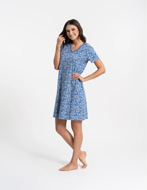 Дамска нощница Moraj PDK2700-009 памук V-деколте удобна