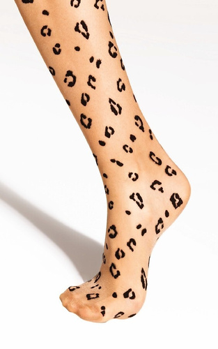 Модерни чорапи до коляното, модел 28, 20 den, Gatta daino – петна, маншет без компресия