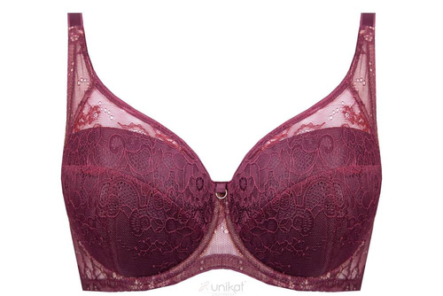 Подплатен сутиен Caro с пълна чашка Уникално бордо