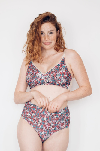 Мек сутиен Momtobe Motley Burgundy за кърмачки