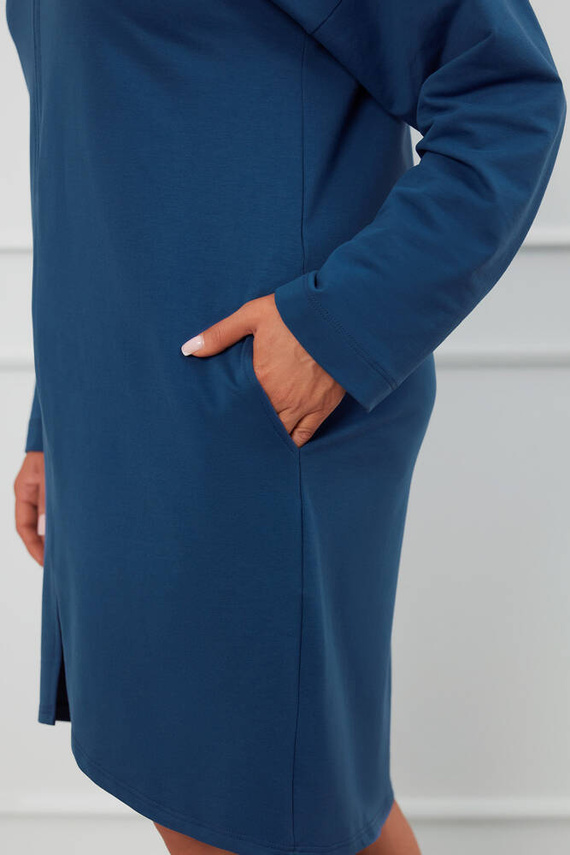 Grafi Дамски халат с цип Италианска мода - деним 