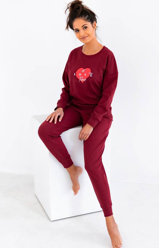 Sensis Mercy Дамска пижама - бордо