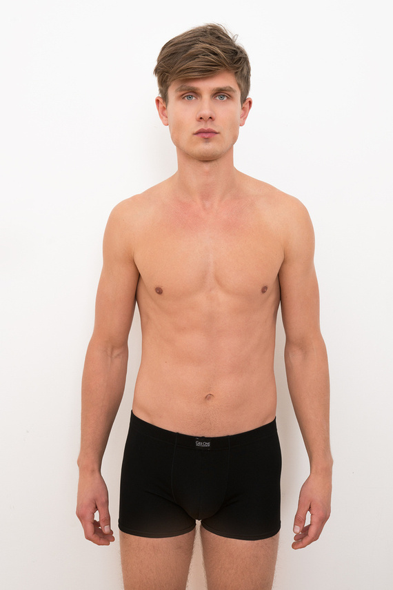 Мъжки боксерки Apollo Италианска мода - черни 