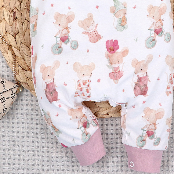 Nini Бебешки Ританки Little Mouse 100% Органичен Памук – Произведени в Полша