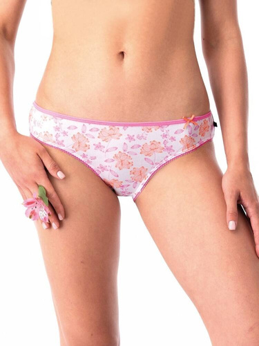 LPR 599 A'2 Дамски слипове 2 бр. Key бяло розово