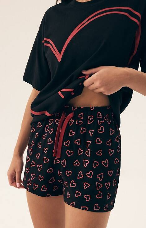 42655 Дамска пижама Necesito Henderson - черна