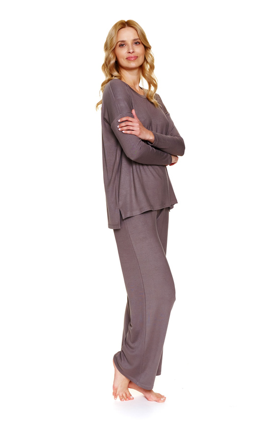 7305 Дамска пижама Doctor Nap - удобна вискоза и oversize стил - трепетлика