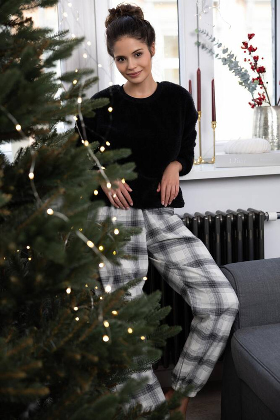 Дамска пижама Meredith Sensis - черна