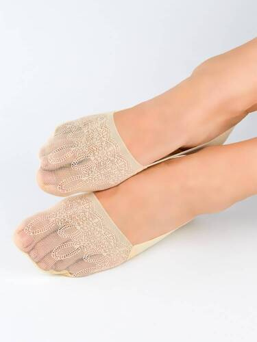 SN049 Дамски балеринки Noviti - бежови