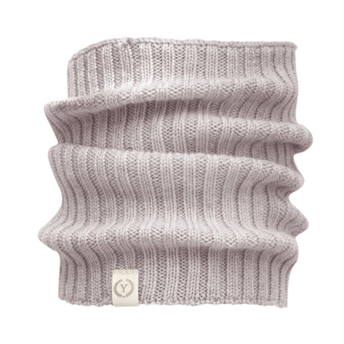 Детски шал Yosoy от сиво-бежова мериносова вълна, термоактивен и хипоалергенен