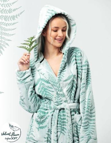 LGL 980 Дълъг дамски халат Key - мента