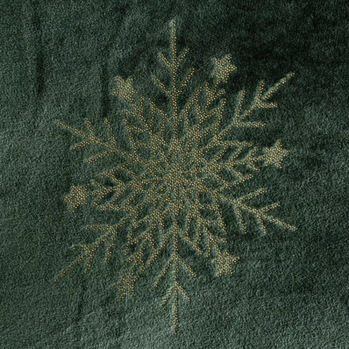 Коледно одеяло Eurofirany зелено – меко микрофибърно одеяло, 240 г/м²