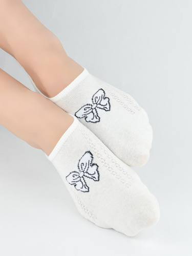 Дамски терлички Noviti ST095 – памучни балерини със силикон на петата