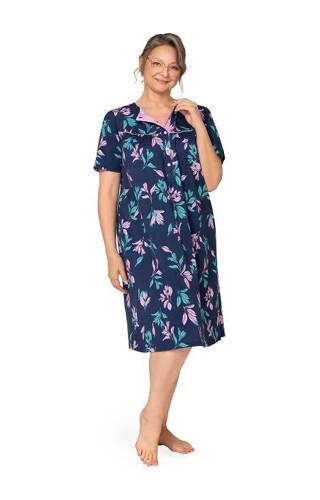 203 Нощница с цип Bogna I Martel - тъмносиньо-розово 27