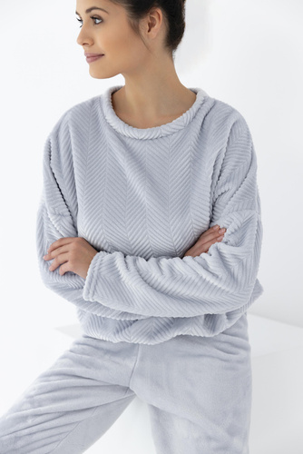 Дамска пижама Esme Soft Sensis - сива