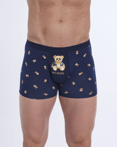 280/245 Мъжки боксерки Tattoo Boss Cornette, тъмносини