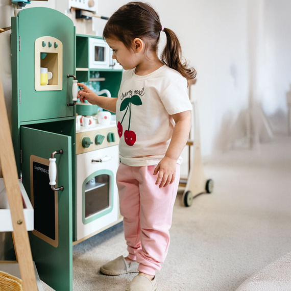 Детска тениска Eevi Cherry памук еластична удобна