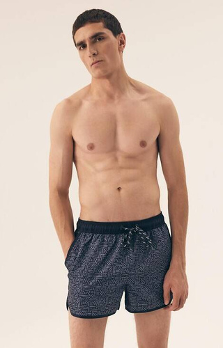 42612 Необработени мъжки бански гащи Henderson - тъмносин