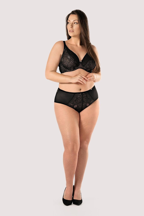 Desire BO50 mefemi by Nipplex черен сутиен soft bralette с дантела