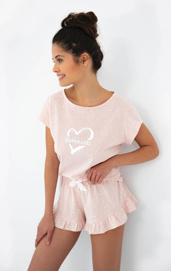 Super Girl Дамска пижама Sensis - светлорозова