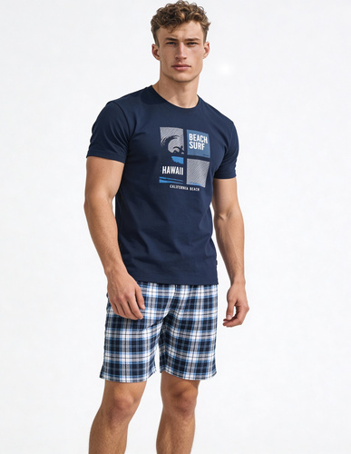 Cornette F&Y 551/56 Hawaii– тийнейджърска пижама за момчета 100% памук с къс ръкав
