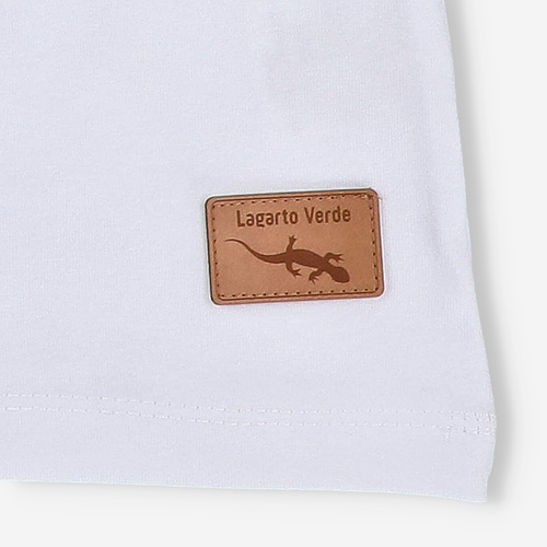 KAR-4007/BIA Момичешка тениска с къс ръкав Lagarto Verde бяла