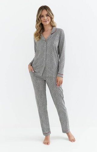 410 Дамска пижама с цип Cana - графит