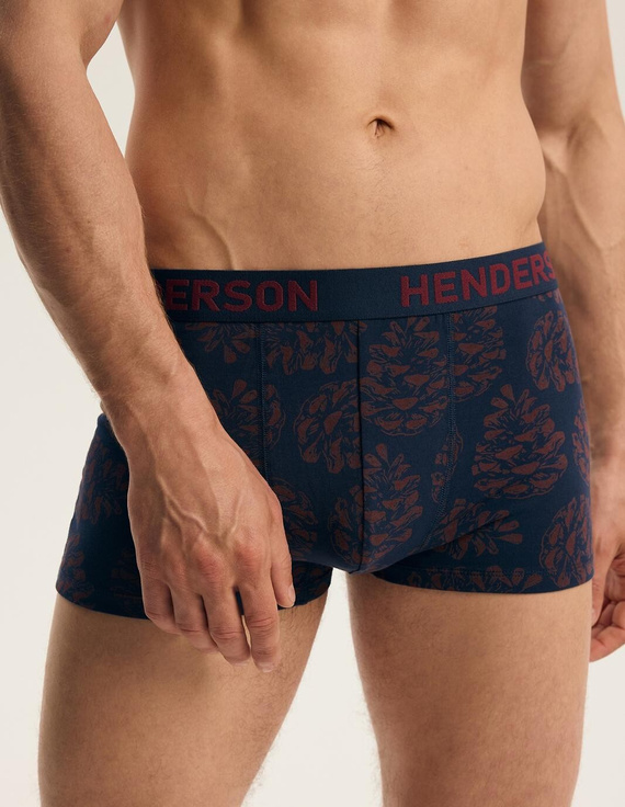 Мъжки боксерки Henderson 46101 Fawn 2 броя, памучни с широка ластична лента с лого