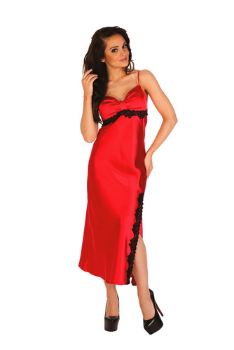 926 Kleoree Дълга нощница De Lafense - червена