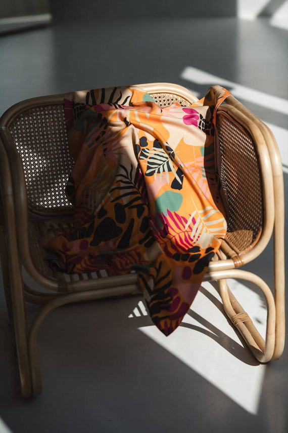 Бамбуков повивал Tropical Orange Milk&Love