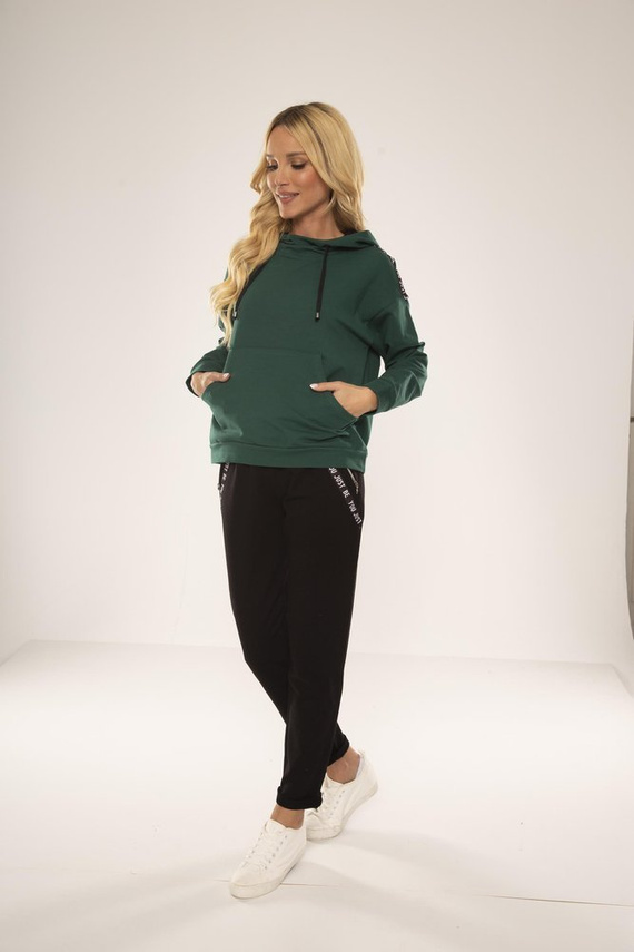 496 Дамски спортен костюм Just Forex - зелен