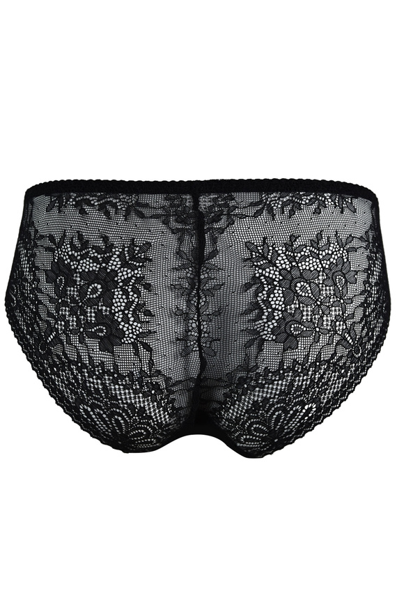 19237 Fancy Milano Panties Black – дантелени, чувствени дамски бикини