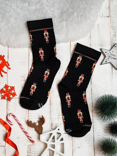 Чорапи A45 Premium A'3 Cornette - Черни (Войнически)