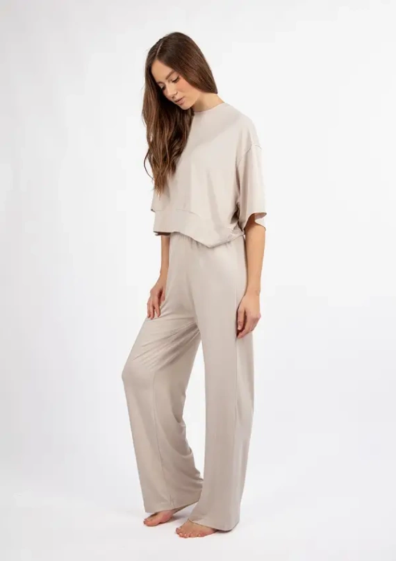 DK-K-B20 Дамски бамбуков комплект Dkaren - екрю