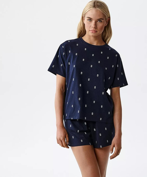 Дамска пижама Atlantic NLP-510 100% памук удобни шорти