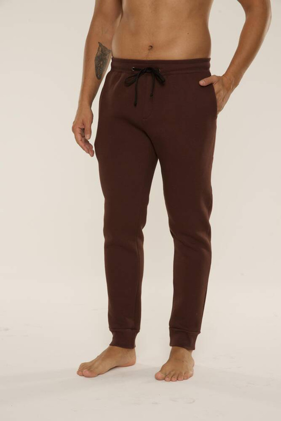 813 Indigo Мъжки спортен костюм от De Lafense - шоколад